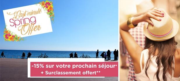 Spring Offer - Prix réduit pour votre séjour à Nice